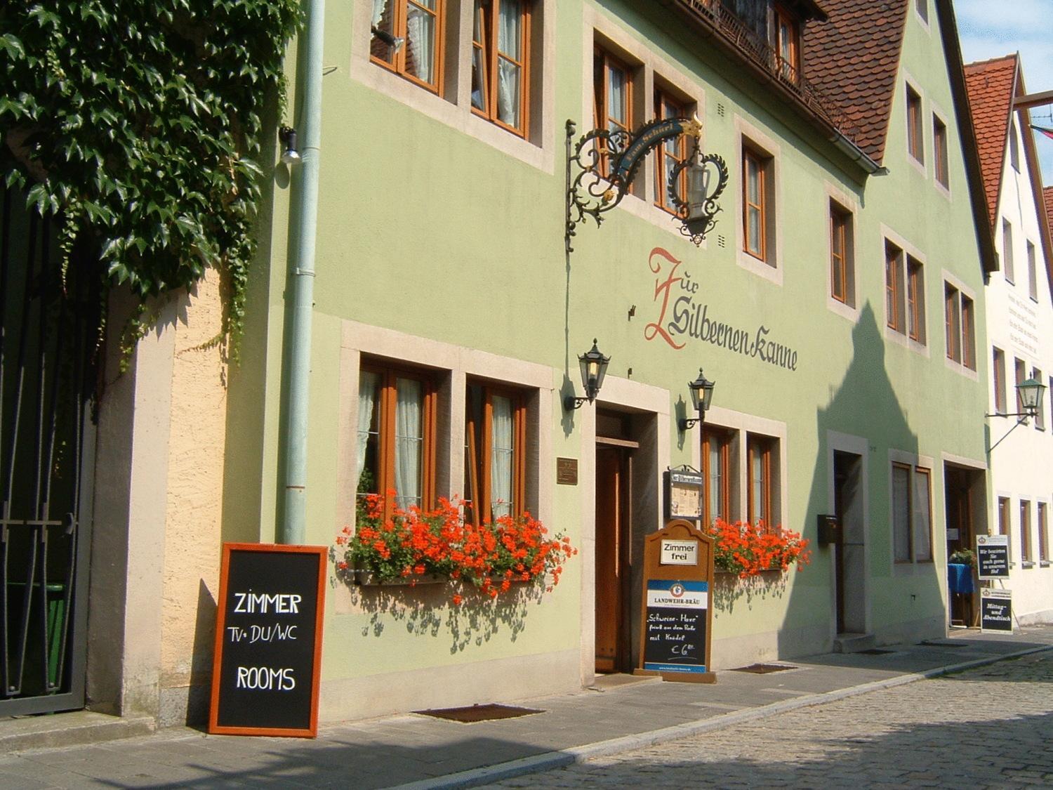 Ferienwohnungen Monteurzimmer Zur Silbernen Kanne Rothenburg ob der Tauber Eksteriør bilde
